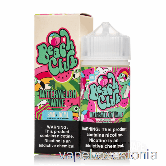 Vape Box Estonia Arbuuslaine - Rannaklubi - 100ml 3mg